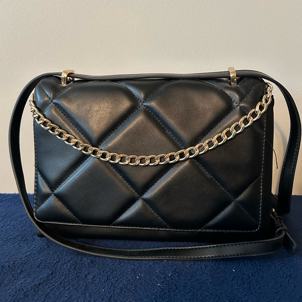 A New Day black quilted crossbody bag